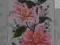 Kanwa haft krzyżykowy 21x49 ładny kwiat