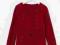 Biutiq ZARA Tunika Bordowa Wyszywana 118cm 5-6lat