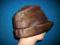 Kapelusz-czapka naturalne futo morskie ob. 55 cm