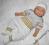 Uroczy Komplecik Półśpioszki + Body Rozm.Newborn