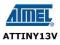 ATTINY13V-10SU Atmel AVR SMD attiny attiny13
