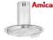 OKAP AMICA IH17104 WYSPOWY WYSPA 90 CM INOX LED