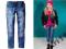 M1063K SPODNIE JEANS NIEBIESKIE R.170 JOHN BANER