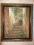 STARY OBRAZ NA PŁÓTNIE W RAMIE PEJZAŻ