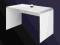 Biurko MILANO HIGH GLOSS WHITE 130cm WYSOKI POŁYSK