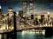 New York (Manhattan lights) plakat 61x91,5 cm