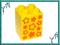 Nowe LEGO DUPLO - klocek 2x2x2 GWIAZDKI żółty