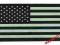Naszywka Flaga USA Kampfhund Gen II IR Zielony