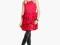 H&amp;M CZERWONA SUKIENKA FALBANY  ROZ 158 12-13