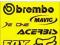 BREMBO DE ONE ACERBIS MAVIC FOX Naklejka Naklejki