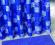 Mariott blau zasłonka prysznicowa 180x200