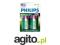 Akumulatorki Philips R20B2A300/10 300mAh 2 szt.