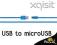 Kabel Xqisit MICRO USB SAMSUNG NOKIA LUMIA HTC LG