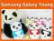 SAMSUNG Galaxy YOUNG S6310 * Etui PANDA +3x GRATIS