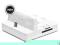 STACJA DOKUJĄCA micro USB Z CZYTNIKIEM KART BIAŁA