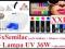 ZESTAW LAKIERY HYBRYDOWE SEMILAC BAZA TOP LAMPA UV