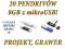 20 pendrive 8GB, pamięć USB z mikro USB + gratisy