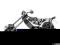 Replika motor motoru bike z metalu chopper Harley