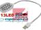 LAMPKA DIODOWA 13 LED USB DO NOTEBOOKA LAPTOPA