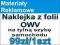 Naklejka z folii OWV na tylną szybe samochodu