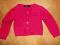 GEORGE śliczny RÓŻOWY sweterek guziczki 80-86
