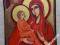 Matka Boża MADONNA IKONA UNIKAT Ślub chrzest