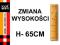 << ZMIANA WYSOKOŚCI H - 65 cm >> MP