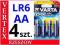 4x BATERIA VARTA HIGH ENERGY GERMANY LR6 AA R6