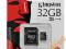 KARTA MICRO SDHC + ADAPTER 32GB KINGSTON class 10