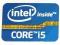 Naklejka Intel CORE i5 Oryginalna. (lp.18)