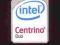 031d Naklejka Intel CENTRINO Duo 16 x 20 mm