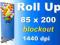 Roll Up 85 x 200 cm foto wydruk 1440 dpi 24H