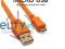 Kabel micro USB płaski pomarańczowy f.VAT Sklep