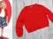 JEAN BOURGET Cudny sweterek rozpinany czerwony 110