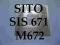 SITO SiS67 SiS671DX SiS671DX M672 REBALL - JAKOŚĆ!
