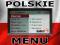 Nawigacja POLSKIE MENU Opel Vectra Mapa Lektor PL