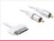 Delock Kabel Audio iPhone/iPod/iPad-2xChinch 1m