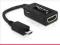 Delock Adapter MHL(M)-&gt;HDMI(F)+USB Micro(BF)