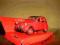 CITROEN 2CV CZERWONY  WELLY 1:34