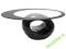 ŁAWA ETNA CZARNY SZKŁO HARTOWANE SALON /