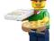 LEGO MINIFIGURES SERIA 12 DOSTAWCA PIZZY NOWOŚĆ