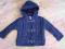 OCIEPLANY SWETER Z KAPTUREM WIOSNA18-24m-ce 92cm