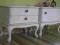 SZAFKI NOCNE SHABBY CHIC LUDWIK BIAŁE 2 SZTUKI