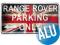 RANGE ROVER PARKING ONLY szyld tablica ALU FLAGA