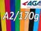 AGA BRYSTOL A2/170g Kolor MIX komplet 20 ark. AGA BRYSTOL A2/170g Kolor MIX komplet 20 ark.