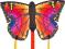 Butterfly Kite Ruby R Latawiec Mały Kolorowy Motyl