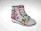BOTKI SNEAKERSY DZIECIĘCE W KWIATY HIT!!!!!