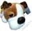 maskotka piesek THE DOG BULLDOG 30CM W-wa