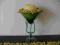 Ozdoba kielich zielony puchar świecznik 20 cm