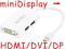 Adapter 3w1 mini miniDisplay Port-DVI+HDMI+Display